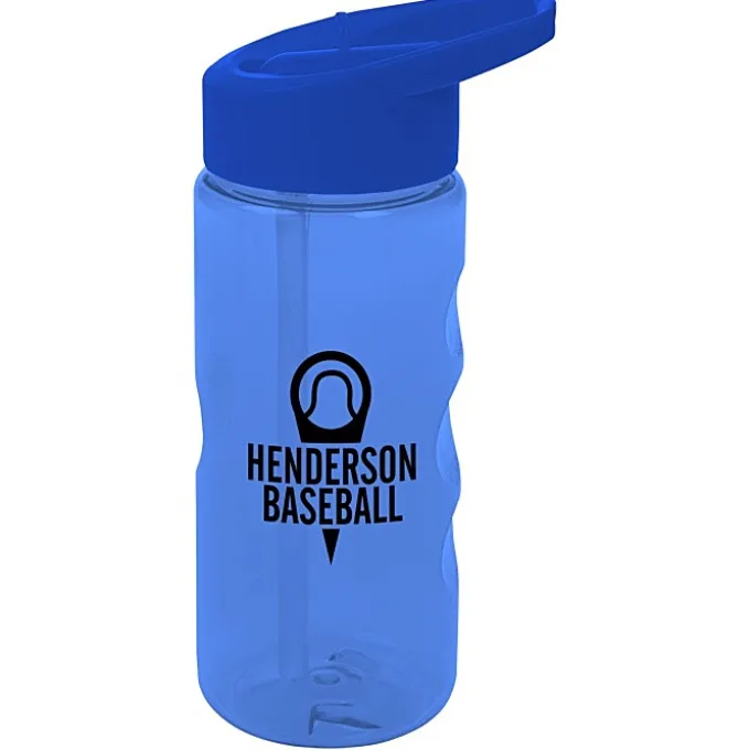 Mini Mountain Bottle with Flip Straw Lid - 22 oz