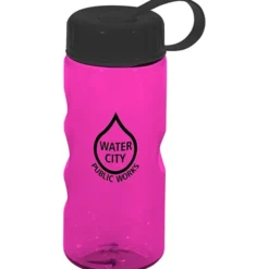 Mini Mountain Bottle with Tethered Lid - 22 oz
