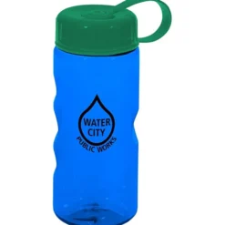 Mini Mountain Bottle with Tethered Lid - 22 oz