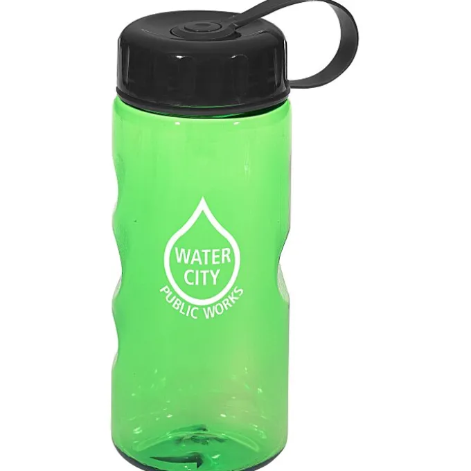 Mini Mountain Bottle with Tethered Lid - 22 oz