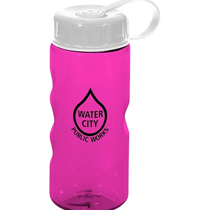 Mini Mountain Bottle with Tethered Lid - 22 oz