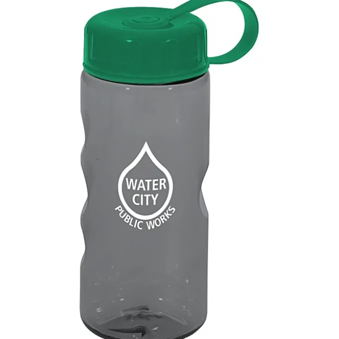 Mini Mountain Bottle with Tethered Lid - 22 oz
