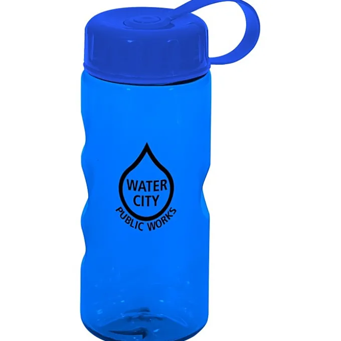 Mini Mountain Bottle with Tethered Lid - 22 oz