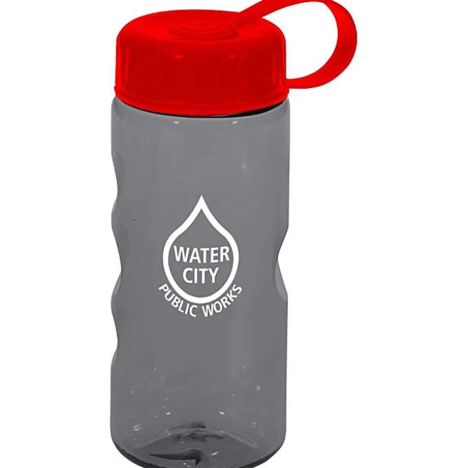 Mini Mountain Bottle with Tethered Lid - 22 oz