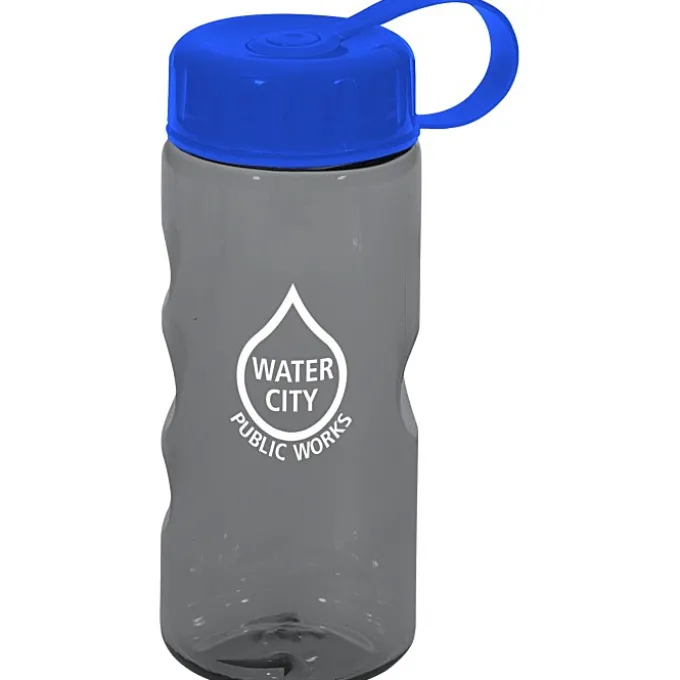 Mini Mountain Bottle with Tethered Lid - 22 oz