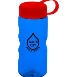 Mini Mountain Bottle with Tethered Lid - 22 oz