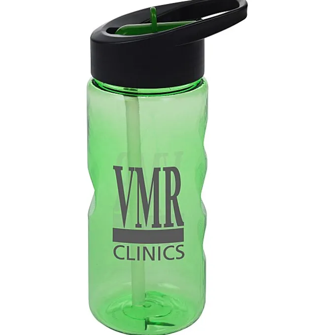 Mini Mountain Bottle with Two-Tone Flip Straw Lid - 22 oz