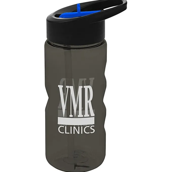 Mini Mountain Bottle with Two-Tone Flip Straw Lid - 22 oz