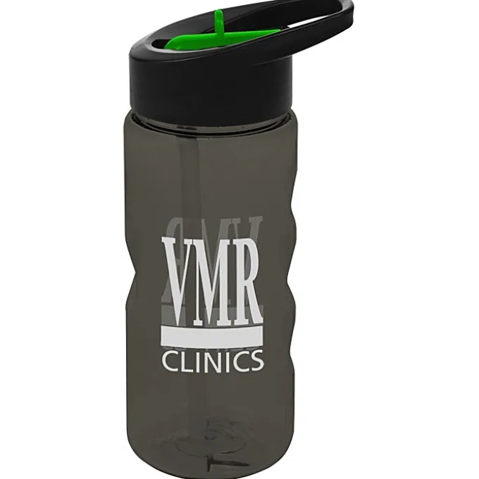 Mini Mountain Bottle with Two-Tone Flip Straw Lid - 22 oz
