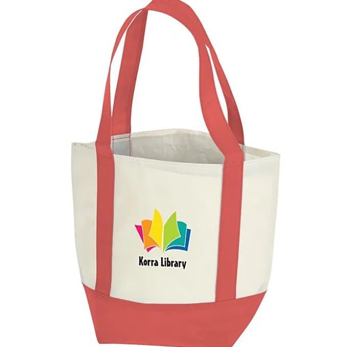 Mini Non-Woven Lighthouse Tote - Full Color