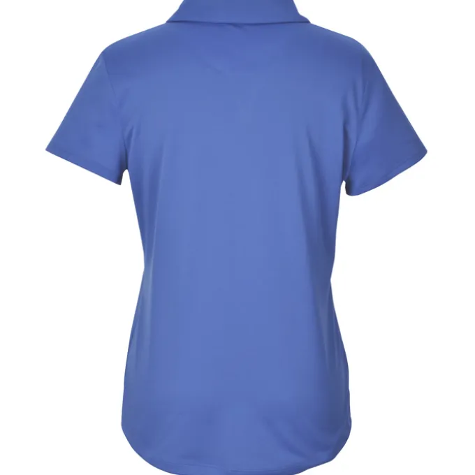 Mini-Pique Performance Split V-Neck Polo - Ladies'