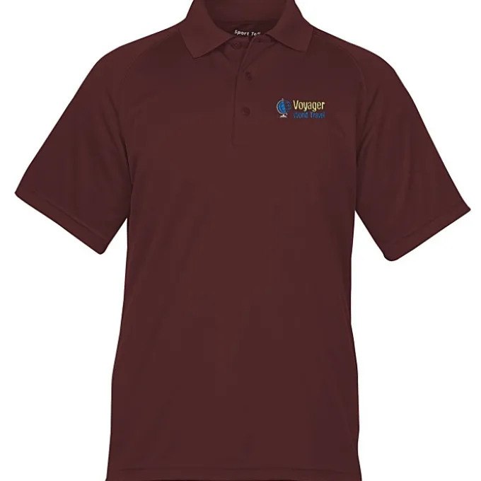 Mini Pique Raglan Performance Polo - Men's