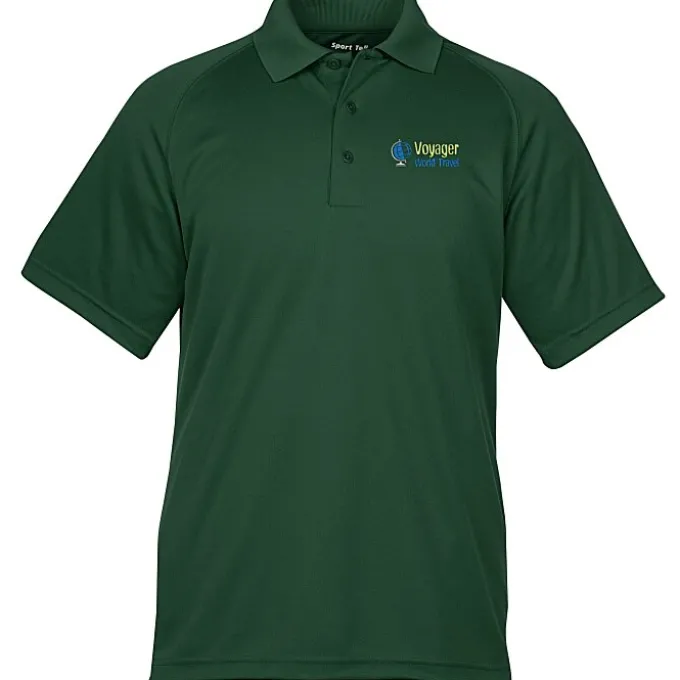 Mini Pique Raglan Performance Polo - Men's