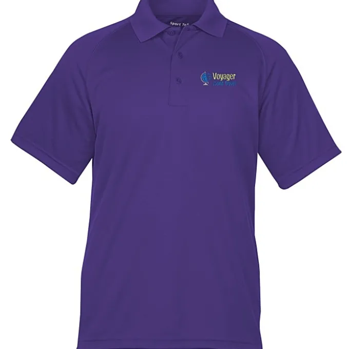 Mini Pique Raglan Performance Polo - Men's