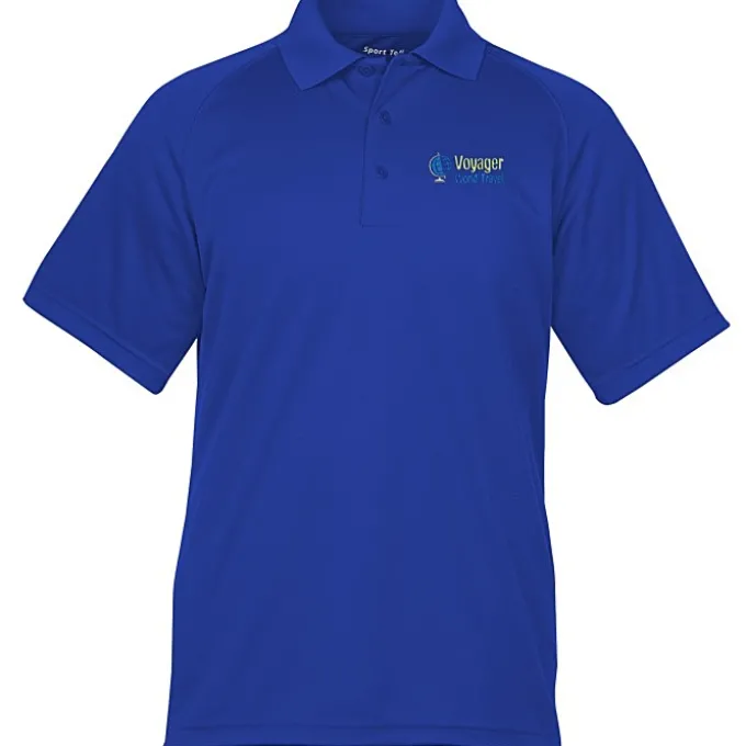 Mini Pique Raglan Performance Polo - Men's
