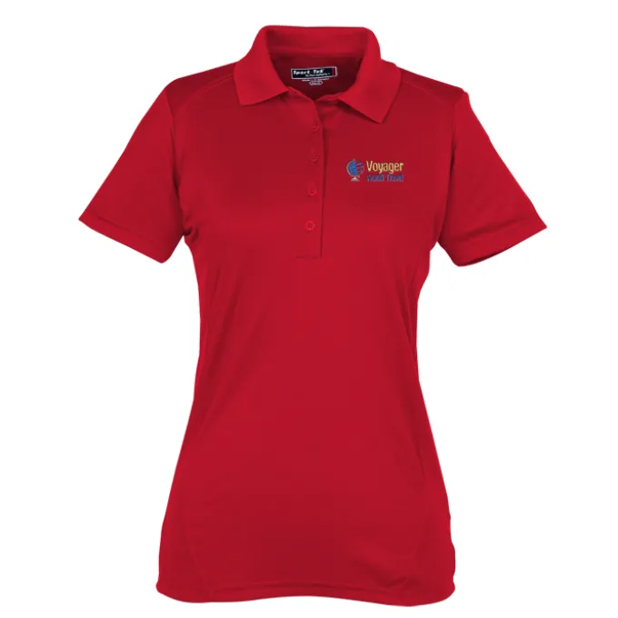 Mini Pique Raglan Performance Polo - Ladies'