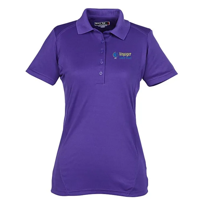 Mini Pique Raglan Performance Polo - Ladies'