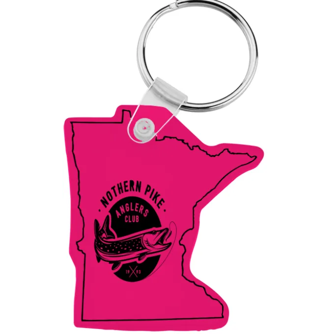 Minnesota Soft Keychain - Translucent