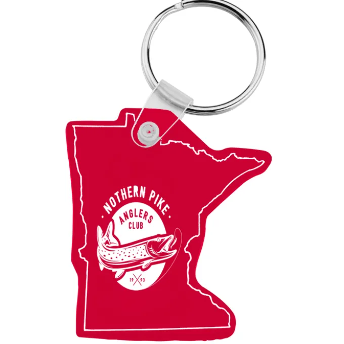 Minnesota Soft Keychain - Translucent