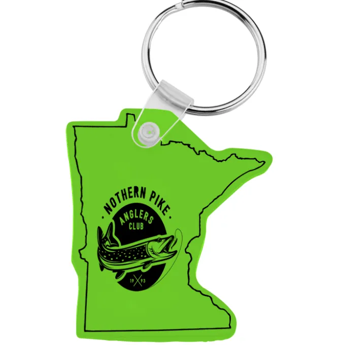 Minnesota Soft Keychain - Translucent