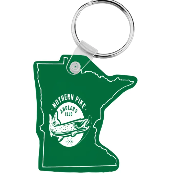 Minnesota Soft Keychain - Translucent