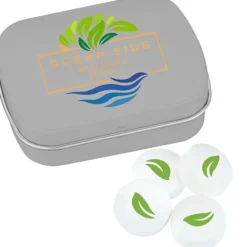 Mint Tin with Imprinted Mints