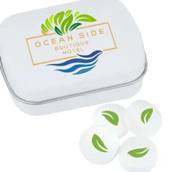 Mint Tin with Imprinted Mints
