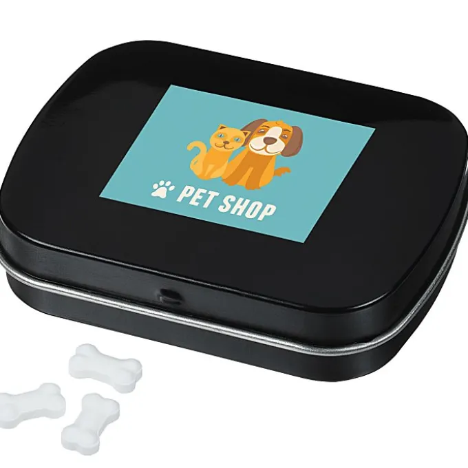 Mint Tin with Shaped Mints - Bone