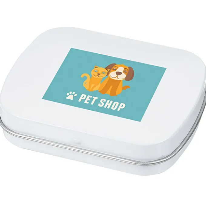 Mint Tin with Shaped Mints - Bone