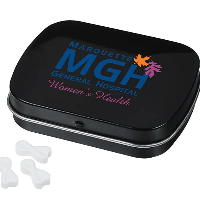 Mint Tin with Shaped Mints - Ribbon