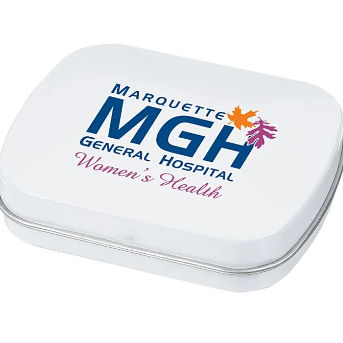 Mint Tin with Shaped Mints - Ribbon