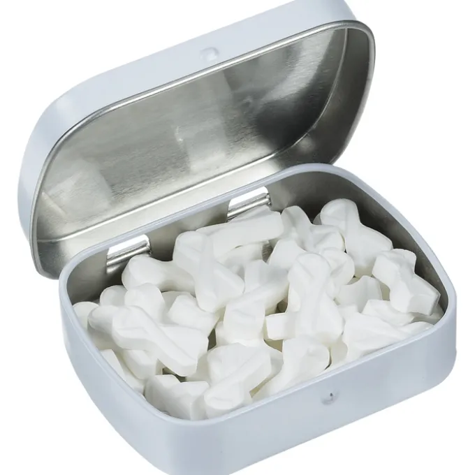 Mint Tin with Shaped Mints - Ribbon