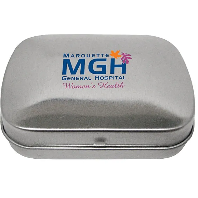 Mint Tin with Shaped Mints - Ribbon