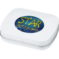 Mint Tin with Shaped Mints - Star - 24 hr