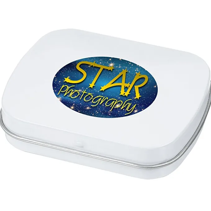 Mint Tin with Shaped Mints - Star - 24 hr