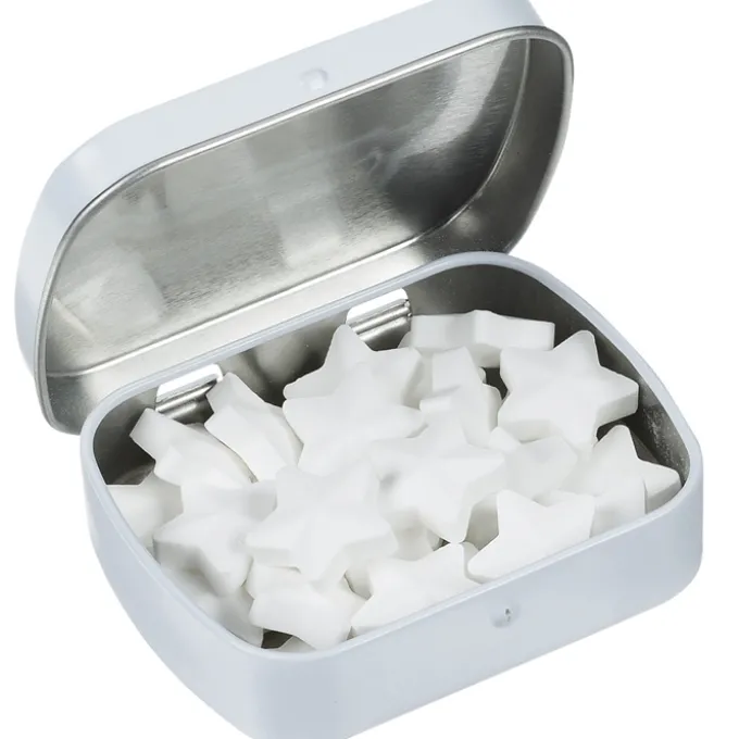 Mint Tin with Shaped Mints - Star - 24 hr