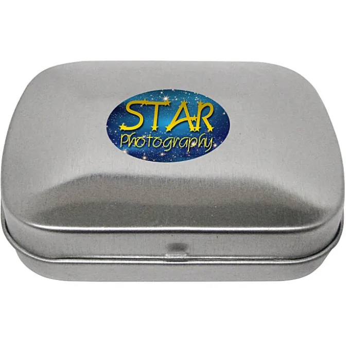 Mint Tin with Shaped Mints - Star - 24 hr