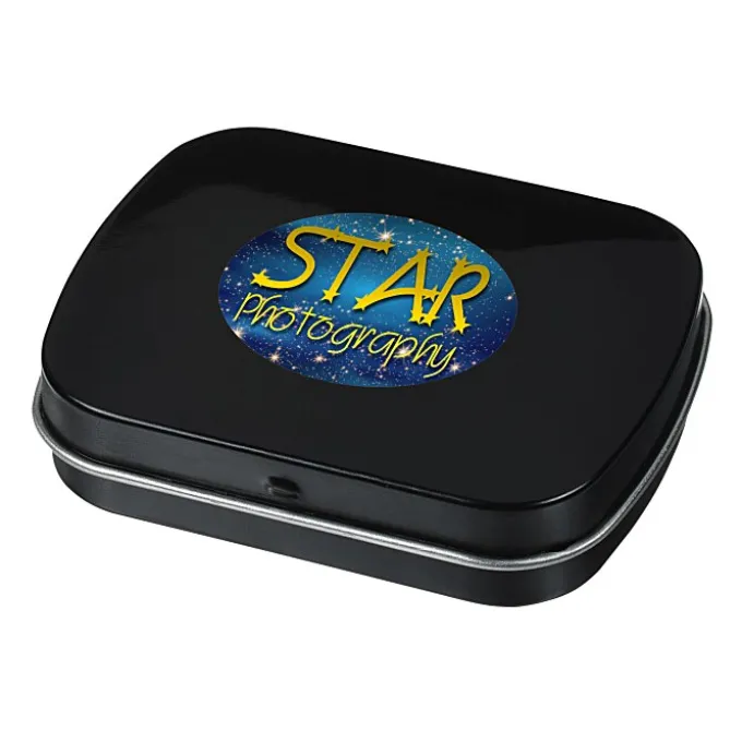 Mint Tin with Shaped Mints - Star - 24 hr