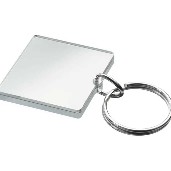 Mirrored Keychain - Square
