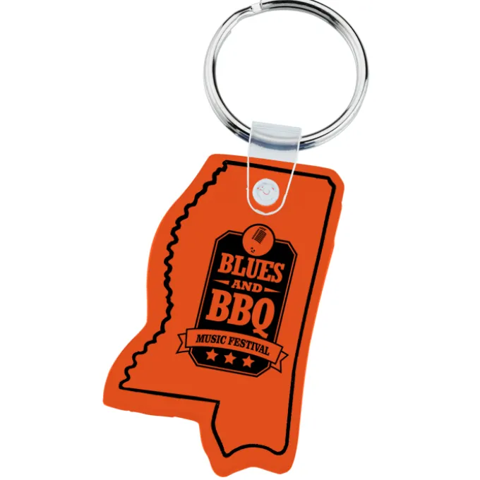 Mississippi Soft Keychain - Translucent