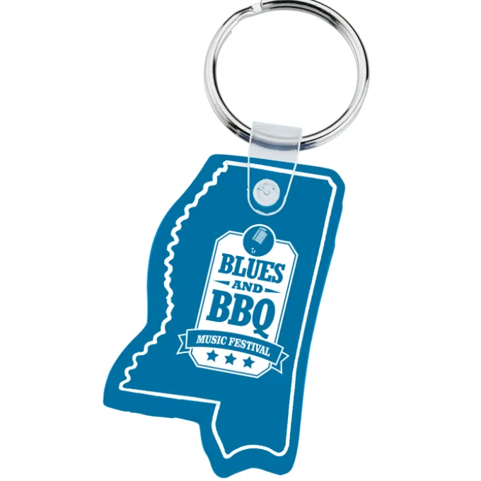 Mississippi Soft Keychain - Translucent
