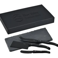 Modena Black Cheese & Serving Set