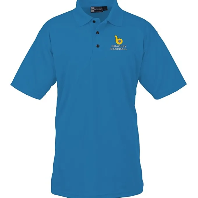 Moisture Management Polo with Stain Release - Men's - Embroidered