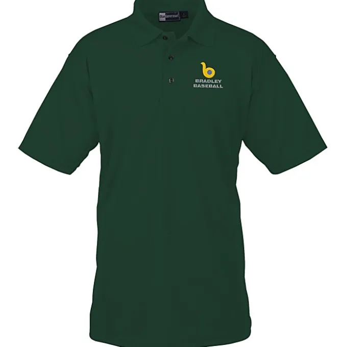 Moisture Management Polo with Stain Release - Men's - Embroidered