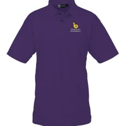Moisture Management Polo with Stain Release - Men's - Embroidered