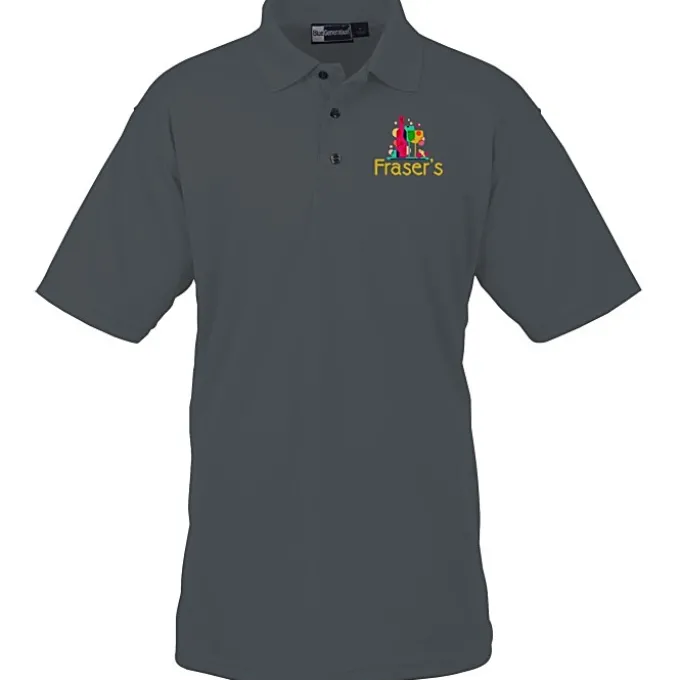 Moisture Management Polo with Stain Release - Men's - Full Color