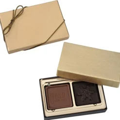 Molded Chocolate Squares - 2-Pieces