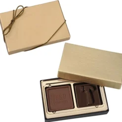 Molded Chocolate Squares - 2-Pieces