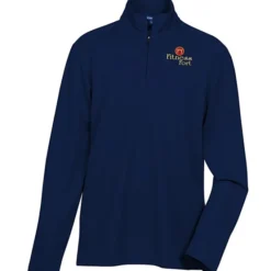 Molecule Mesh 1/2-Zip Pullover - Men's - Embroidered
