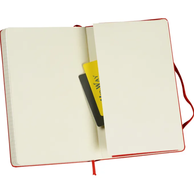 Moleskine Hard Cover Notebook - 8 1/4 inches x 5 inches - Ruled